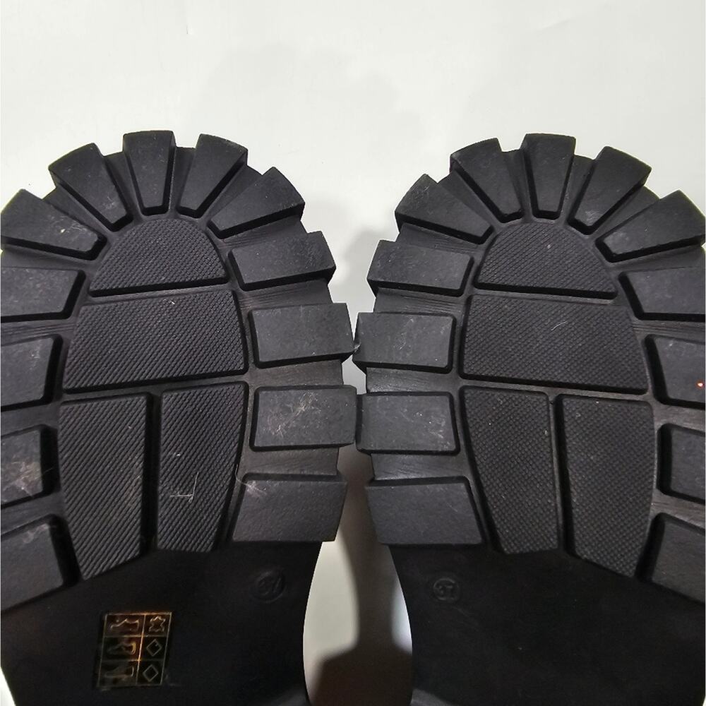 Steve Madden Black Chunky Loafers Size 7 - Picture 7 of 9